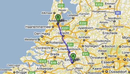 Eindhoven - Amsterdam: come arrivare