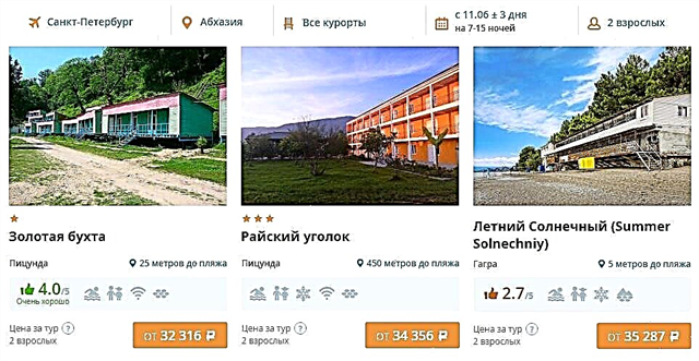Levná dovolená „all inclusive“ v Abcházii - 2021