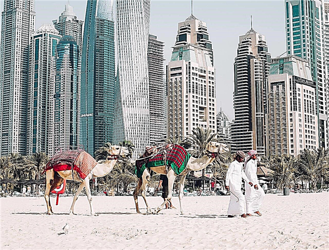 Weer in Dubai in februari 2021. Watertemperatuur. Getuigenissen
