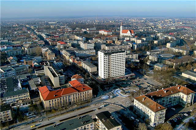 25 plus grandes villes de Lituanie
