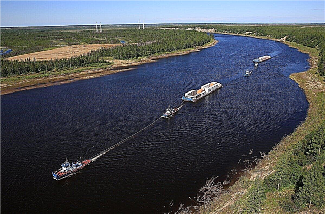 25 ríos principales del territorio de Krasnoyarsk