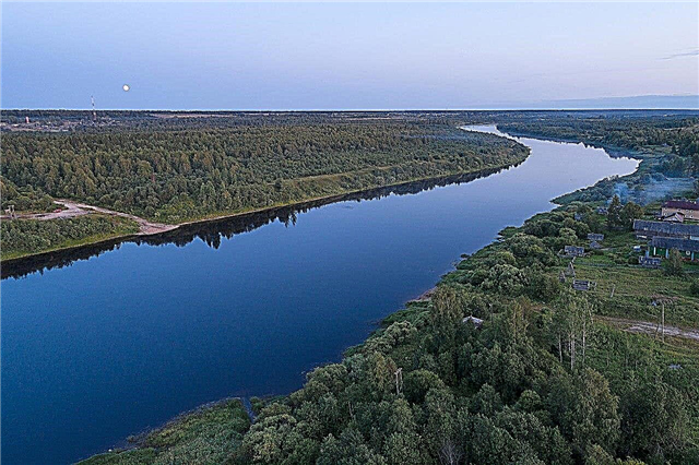 30 plus grands fleuves de la région d'Arkhangelsk