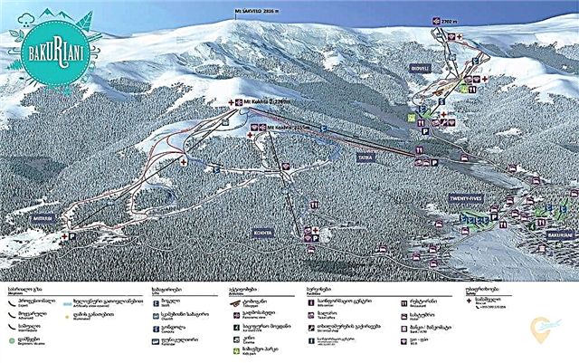 Estâncias de esqui na Geórgia, onde esquiar e preços de passes de esqui