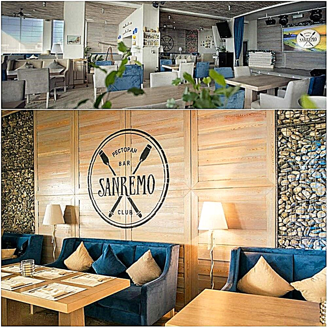 Hotel e restaurante Sanremo no coração de Sochi, descrição e preços